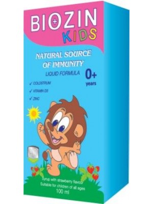 Biozin kids syrup 100 ml.
